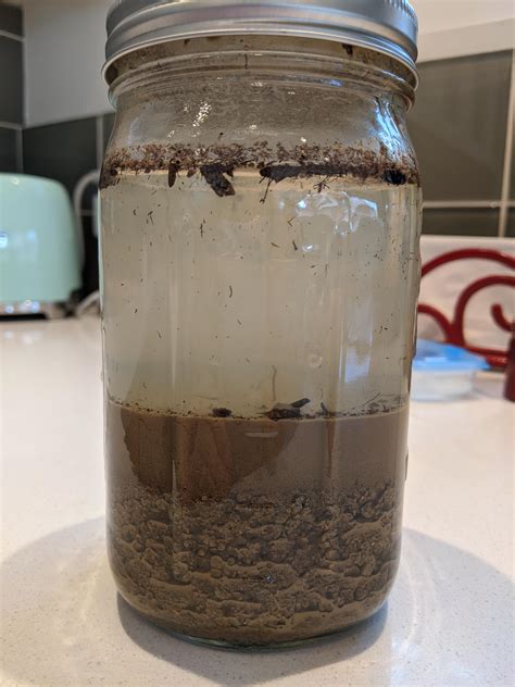 Soil Layers In A Jar