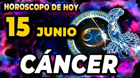 🔮 𝐋𝐀 𝐒𝐔𝐄𝐑𝐓𝐄 𝐄𝐒𝐓Á 𝐃𝐄 𝐓𝐔 𝐋𝐀𝐃𝐎🤑💚cáncer♋horoscopo De Hoy 15 De Junio 2024