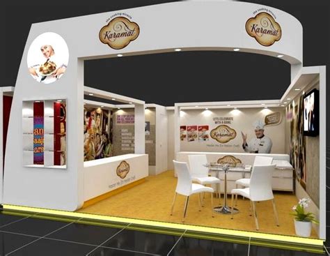 Exhibition Stall 3d Model 6x6 Mtr 1side Open Karamat Booth