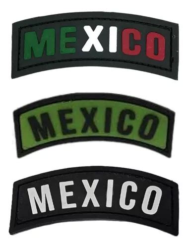 Parche Pvc Táctico México Insignia Militar Caucho Meses sin interés