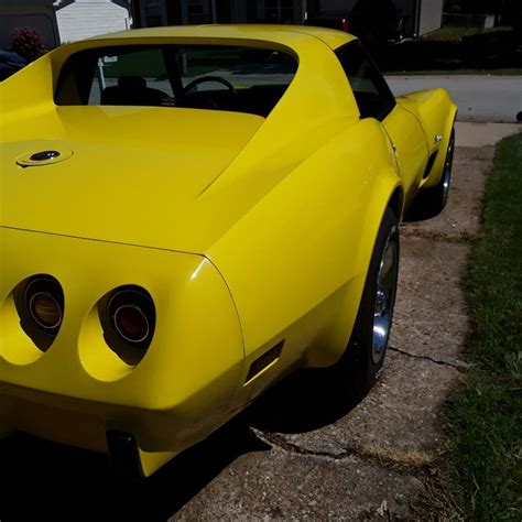 Corvette Stingray Bright Yellow Runs Very Well And Has Clean