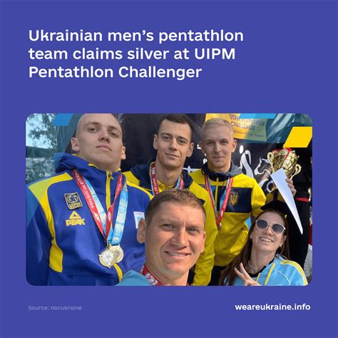 Ukrainian men’s pentathlon team claims silver at UIPM Pentathlon ...