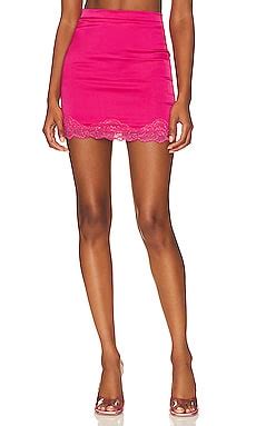Superdown Solana Mini Skirt In Hot Pink REVOLVE