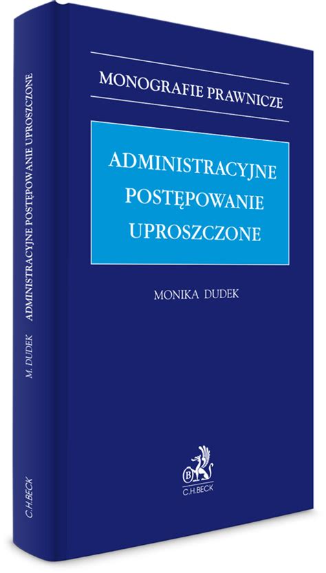 Administracyjne postępowanie uproszczone 2023 Monika Dudek