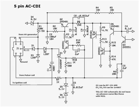 Cdi Ignition Schematic Diagram Tci Ignition Circuit Diagram