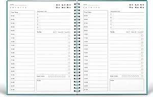 Amazon UtyTrees Undated Daily Planner To Do List Notebook