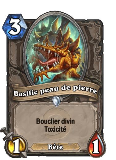 Basilic Peau De Pierre Catalogue De Cartes De Hearthstone