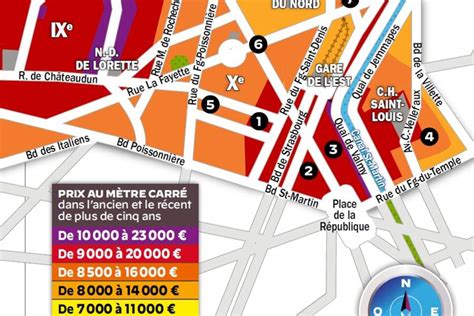 Immobilier La Carte Des Prix Dans 20 Grandes Villes Capital