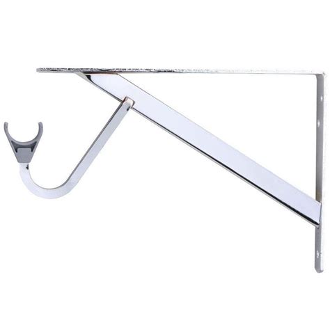 Closet Pro In Heavy Duty Chrome Shelf And Rod Bracket Rp