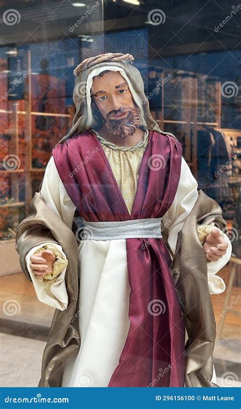 Joseph The Earthly Father Of Jesus From The Christmas Nativity Stock