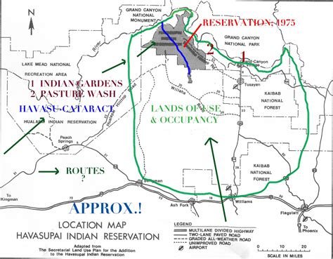 Havasupai Map