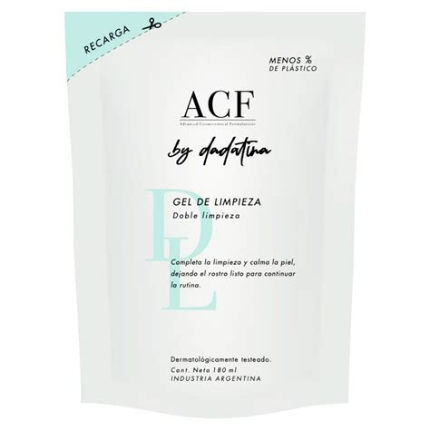 Acf By Dadatina Gel De Limpieza Doble Limpieza Farmacia Leloir Tu