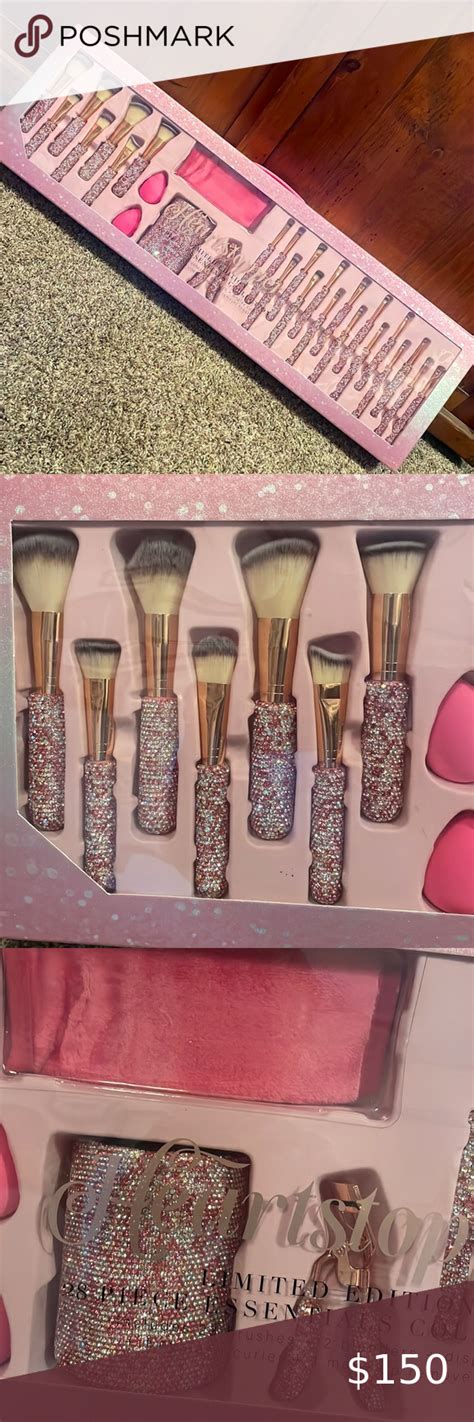 Glitz And Glam Heart Stopper Ltd Edition Makeup Beauty Brush Set