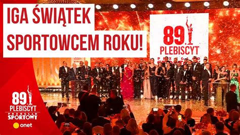 Iga Świątek po raz drugi z rzędu Sportowcem Roku Gala Mistrzów Sportu