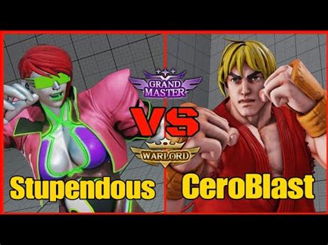 SFV CE Stupendous Seth VS CeroBlast Ken YouTube