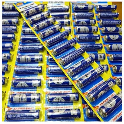 Jual Baterai Panasonic AA Biru Prima Shopee Indonesia