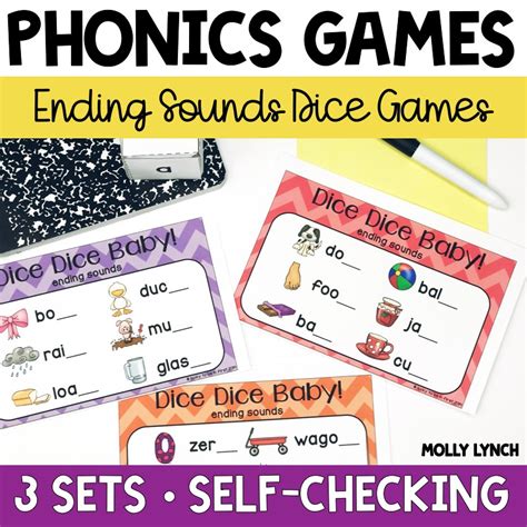 Ending Sounds Phonics Game | Shop Lucky Learning with Molly Lynch