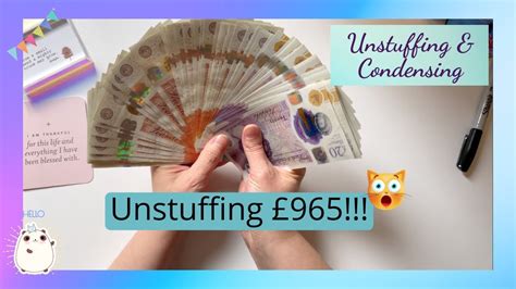 Unstuffing Uk Cash Stuffing Budgeting Debt Journey Youtube