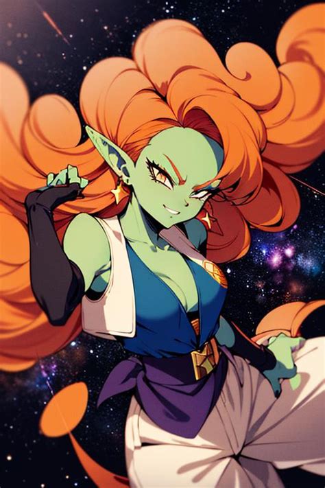 Ai Art Lora Model Zangya Dragon Ball Pixai Hot Sex Picture