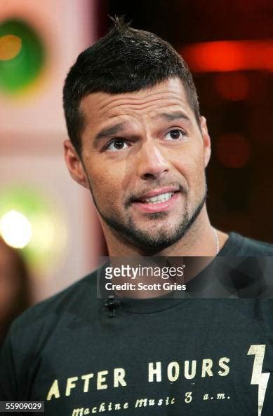 Singer Ricky Martin Appears Onstage During Mtvs Total Request Live