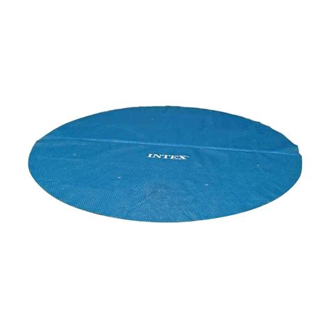 Intex 10 Ft X 10 Ft Vinyl Solar Round Pool Cover In The Pool Covers