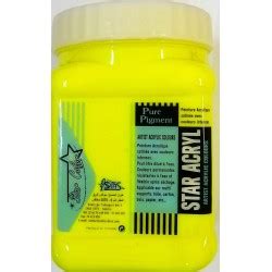 Acrylique Scolaire Star Color 500 Ml Jaune Fluo Mab Store El Menzah 6