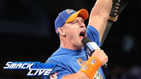 John Cena Returns To Smackdown Live As A Time World Champion