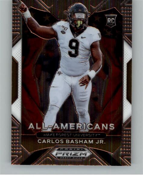 Panini Prizm Draft Picks Carlos Basham Jr All Americans