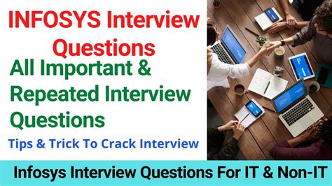 Infosys Interview Questions For It Non It Students Tips Trick To