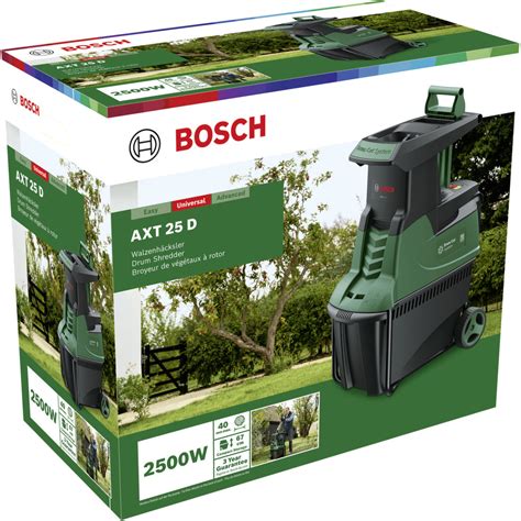 Bosch Häcksler Axt 25 D 2500 Watt Kaufen Globus Baumarkt