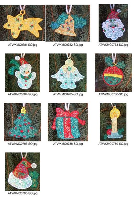 Surprise Christmas Ornaments Machine Embroidery Designs Etsy