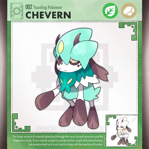 Fakemon Chevern Starter Pokemon By Onehundredjams On Deviantart