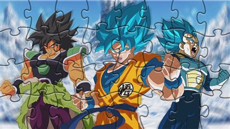 DRAGON BALL SUPER BROLY GOKU VEGETA PUZZLE YouTube