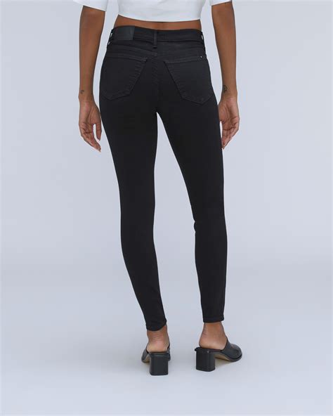 The Mid Rise Skinny Stretch Jean Black Everlane