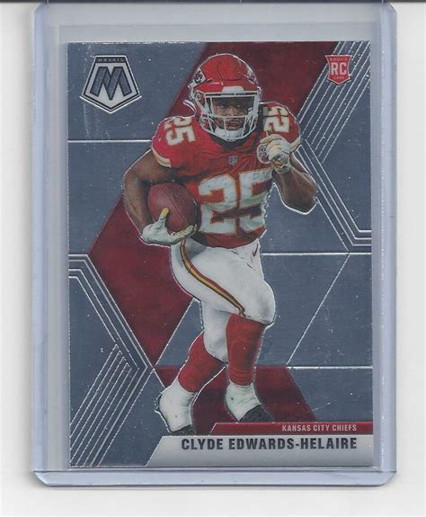 2020 Panini Mosaic Clyde Edwards Helaire RC 212 EBay