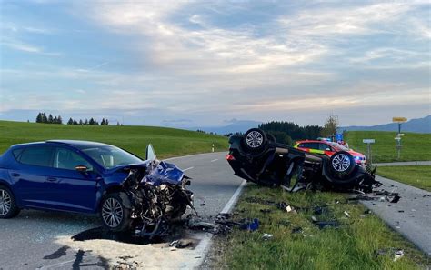 Verkehrsunfall In Wald Im Ostallg U Auf H He Klosterhof Drei