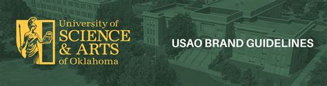 usao brand guidelines university  science  arts  oklahoma