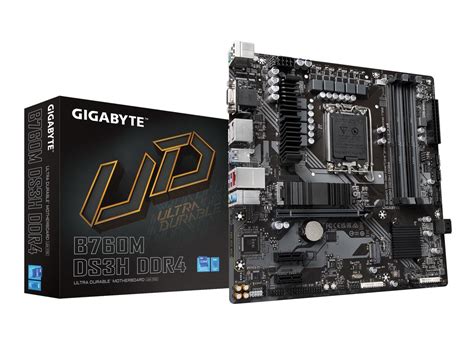 Gigabyte B760m Ds3h Ddr4 Lga 1700 Intel B760 M Atx Motherboard With