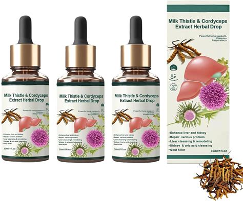 Amazon Dhrszpd Cordyceps Sinensis Extract Lung Clearing Drops