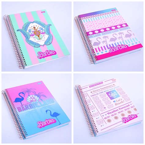 Caderno Mat Rias Barbie Teen C Folhas Foroni Lupel