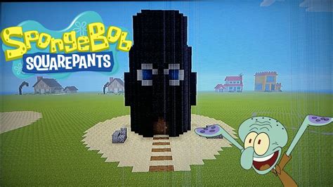 Minecraft How To How To Build Squidwards House Spongebob Squarepants Youtube