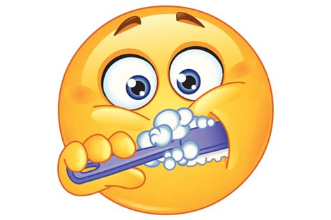 brush your teeth emoji - Clip Art Library