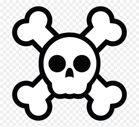 Pirate Skull - Cute Skull And Crossbones Clipart (#3465486) - PinClipart