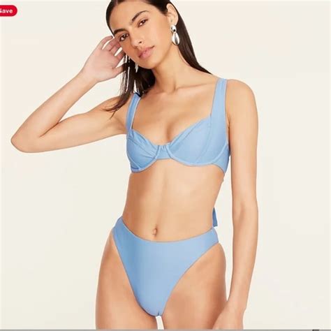 J Crew Swim Nwt J Crew Crossback Underwire Bikini Top 34b Poshmark