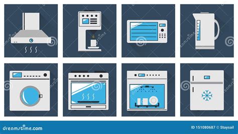 Iconos De La Cocina Del Vector Estilo Plano Stock De Ilustraci N