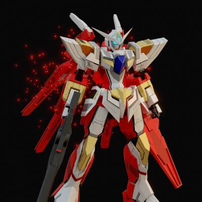 Reborns Gundam - 3D Model by Akbar_Indra