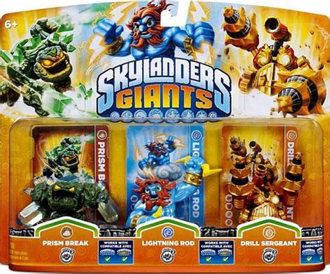 Skylanders Giants Prism Break Lightning Rod Drill Sergeant Figure 3