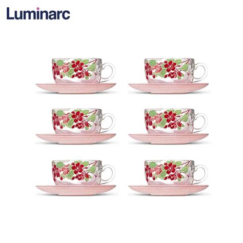 Luminarc Japanese Tree Pink Microwaveable And Dishwasher Safe Tempered