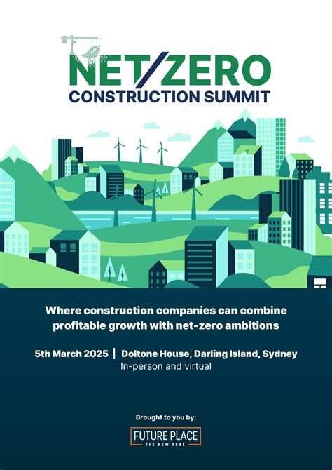 Request Brochure Net Zero Construction Summit