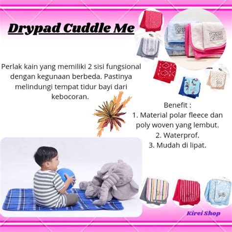 Jual Cuddleme Dry Pad Mattrass Protector Perlak Bayi Underpad